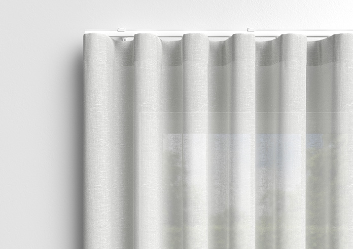 Gemstone Voile, White - Made to Measure Curtains - Image 14